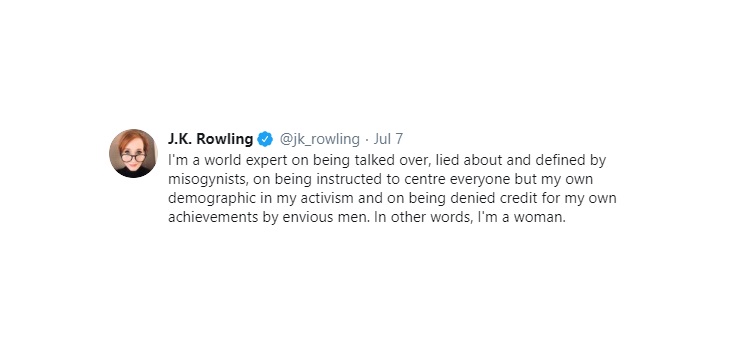 A jk rowling cunt is J.K. Rowling's